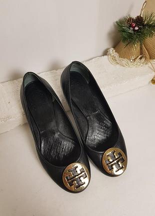 Балетки шкіряні tory burch