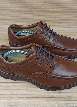 Полуботинки, туфли clarks cushion cell размер 46 (30 см.)