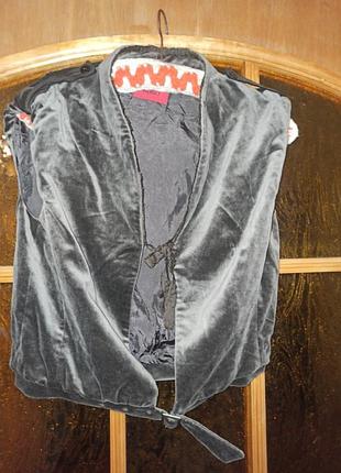 Hugo boss жилет бархат шовк жилетка