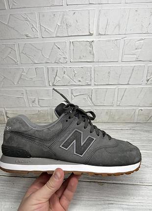 Крутые кроссовки new balance 574 серые оригинал