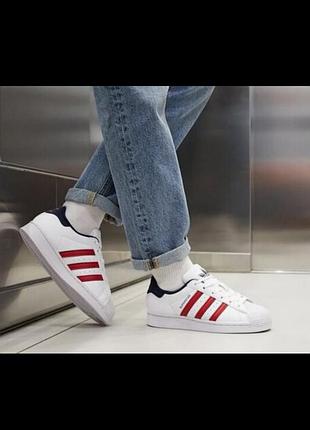 Кроссовки sneakers adidas originals superstar j white for junior | ig0249