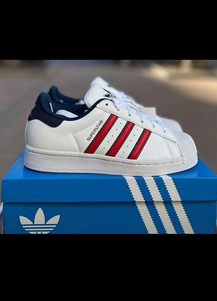 Кросівки sneakers adidas originals superstar j white for junior | ig02492 фото
