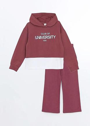 12-13 р 152-158 см новый фирменный детский повседневный спортивный костюм комплект lc waikiki вайки