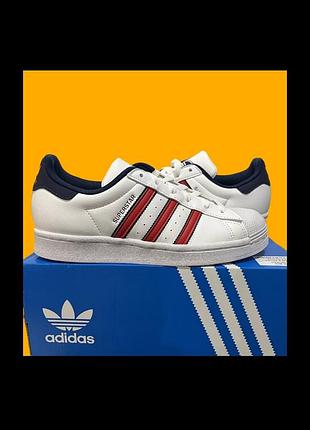 Кросівки sneakers adidas originals superstar j white for junior | ig02493 фото