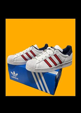 Кросівки sneakers adidas originals superstar j white for junior | ig02494 фото
