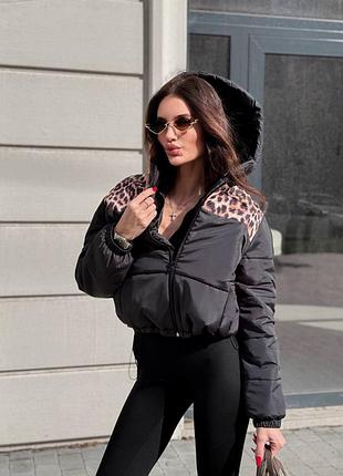 Жіноча трендова куртка лео