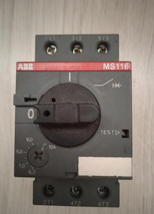 Автомат защиты двигателя аbb ms 116