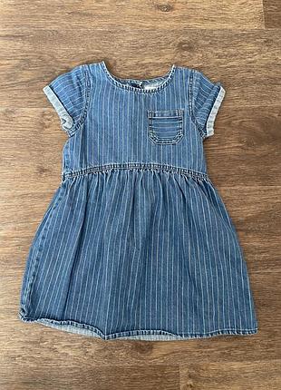 Джинсовое платье 3-4 лет 104 см
