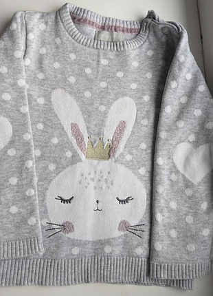 Светр для дівчинки з зайвою бавовною