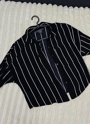 Укорочена сорочка в смужку primark