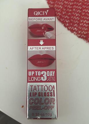 Стойкий тинт пленка для губ эффект перманента