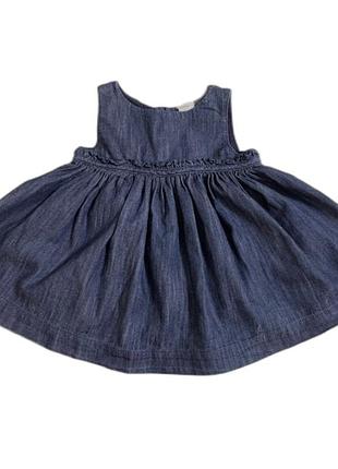Джинсовое платье baby gap (3-6 мес, 68 р)