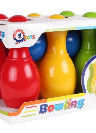 Игрушка "набор для игры в боулинг технок" 4692