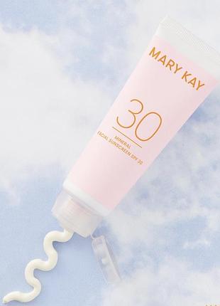 Минеральный солнцезащитный крем для лица spf 30