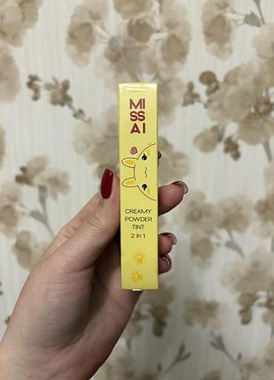 Кремовый тинт для губ missai 1 оттенок (vivid berry)