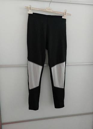 Спортивные лосины черные