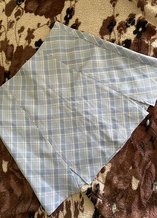 Мини юбка с разрезами