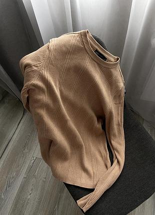 Джемпер из вискозы в рубчик marks & spencer