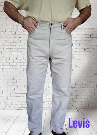 Фирменные мужские джинсы. светлые джинсы levis.