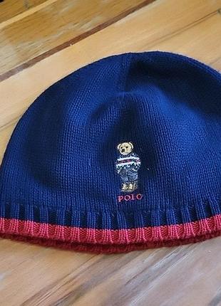 Детская весенняя шапка polo ralph lauren