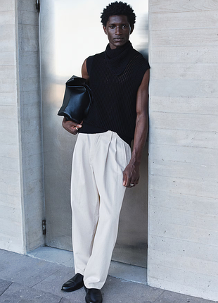 Вільні джинсові штани h&m