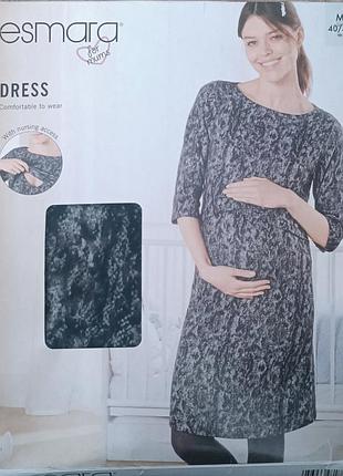 Платье для беременных и кормящих esmara размер м евро 40/42 наш 46/48