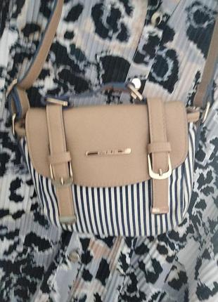 Холщевая дамская сумочка фирмы river island