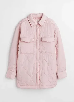 Новая куртка-рубашка стеганная большой размер 54-56 или оверсайз на 50-52 брнд h&m