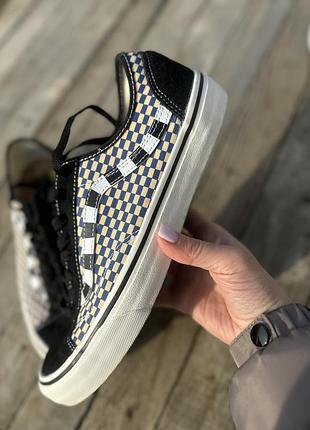 Vans style 36 decon vr3 sf x mami wata black cream/кеды венс/кроссовки/