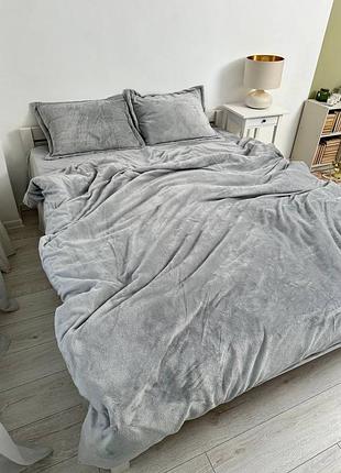 Постіль плюшева 2х спальний комплект