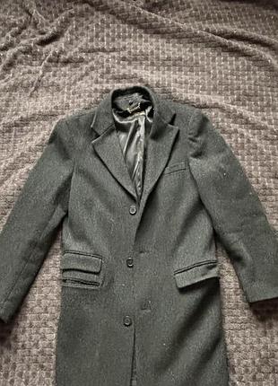 Классическое мужское пальто zara размер м