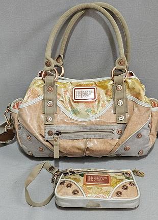 Яскрава сумка + косметичка george gina&amp;lucy