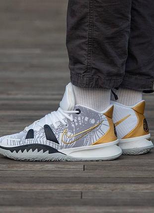 Кросівки nike kyrie 7 white\gold 7