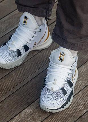 Кросівки nike kyrie 7 white\gold 8