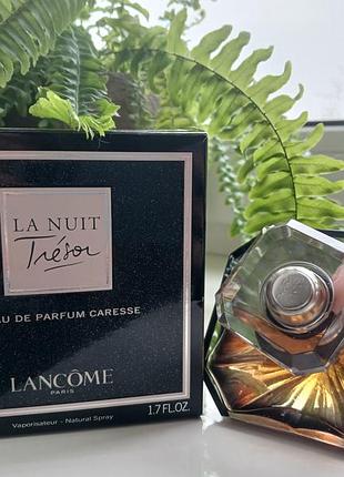 Парфюмированная вода lancome tresor la nuit caresse 50мл редкость оригинал