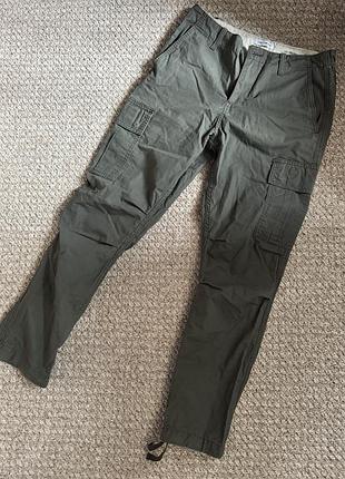 Карго-брюки женские оригинальные carhartt wip regular cargo pant in beige relaxed - straight