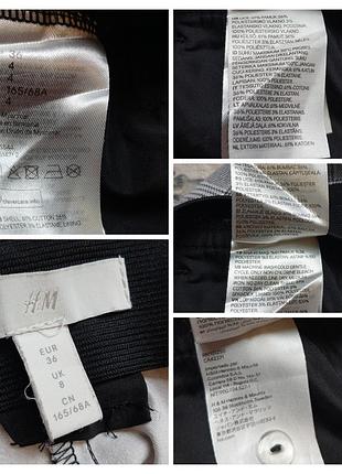 Продам клетчатые женские  брюки h&m (оригинал), размер eur 36 / us 4 штаны джинсы4 фото