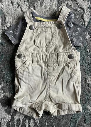 Набор 62 комбинезон джинсовый