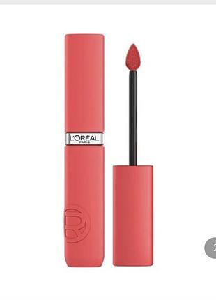 #розбираю жидкая матовая помада для губ l'oreal paris infaillible matte resistance liquid lipstick 625 summer fling, 5 мл