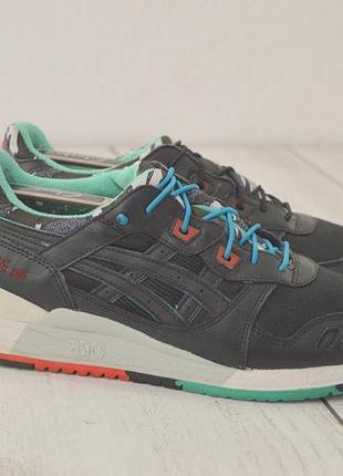 Asics gel lite iii чоловічі круті оригінальні кросівки чорного кольору 41 42 розмір
