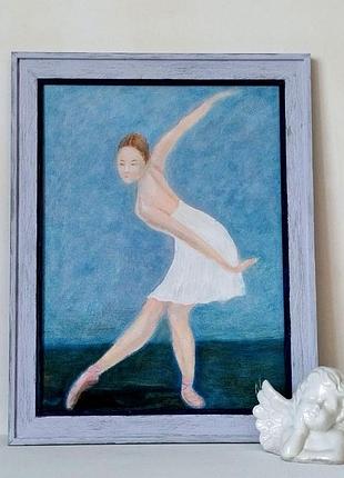 Картина маслом" балерина" оригинал авторская интерьер