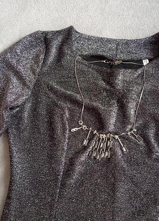 Платье платье с люрексом