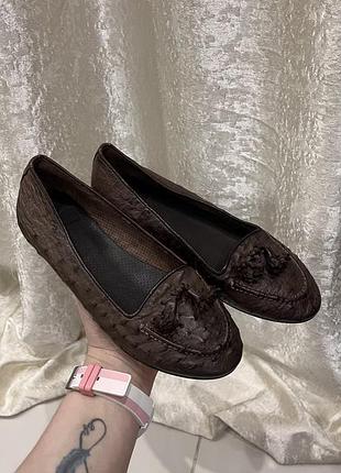 Кожаные лоферы, туфли raparo