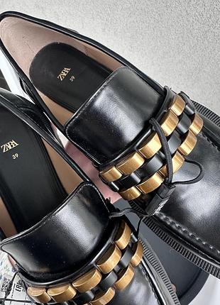 Лоферы zara