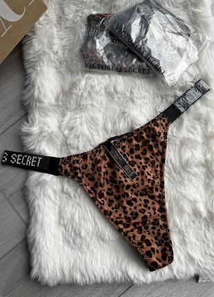 Плавки victoria’s secret леопардові труси