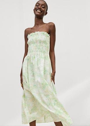 Красивое платье сарафан в цветы h&m