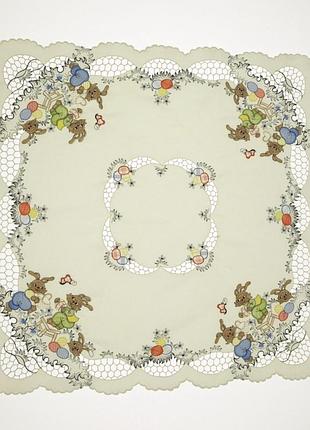 Салфетка пасхальная 85х85 td seul молочный (11971)