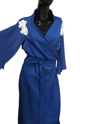 Шикарне плаття міді на запах 52 розмір