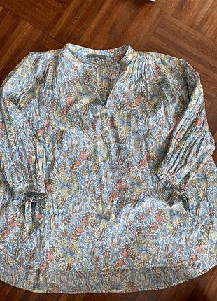 Большой размер новая хлопковая рубашка руспашонка next & morris 18 54 Ирландская 🇮🇪