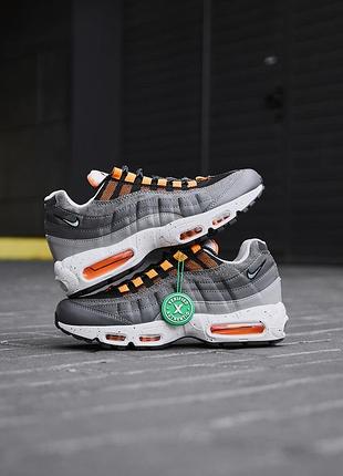 Кросівки nike air max 95 grey speckle
